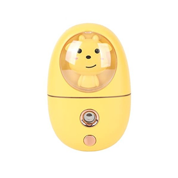 Yctze Nano Facial Mister, 35ml Cute Animal Facial Mist Sprayer USB Rechargeable Mini Eye Face Humidifier Portable Facial Stea