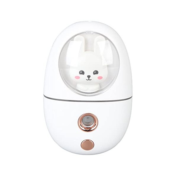 Yctze Nano Facial Mister, 35ml Cute Animal Facial Mist Sprayer USB Rechargeable Mini Eye Face Humidifier Portable Facial Stea