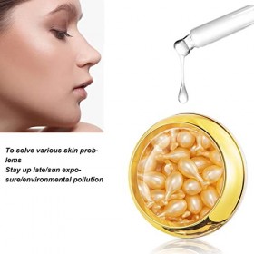 Lot de 30 Capsules de Sérum, Réduisant les Rides éclaircissantes Revitalisantes pour les Soins de la Peau, Sérum Régénérant A