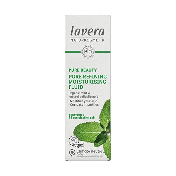 Lavera Organic Pure Beauty Pore Refining Moisturising Fluid 50ml