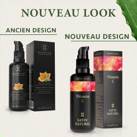 Serum Vitamine C Bio 100ml, Anti Taches Brunes Visage pour une Peau Hydratée et Unifée Vitamine C Serum Visage Repulpant, Ant