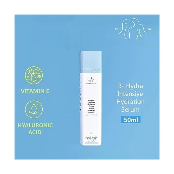 Drunk-elephant B Hydra Intensive Hydration Essence 50ml Hydrate And Moisturize Lightweight Repairing The Skin Barrier for All