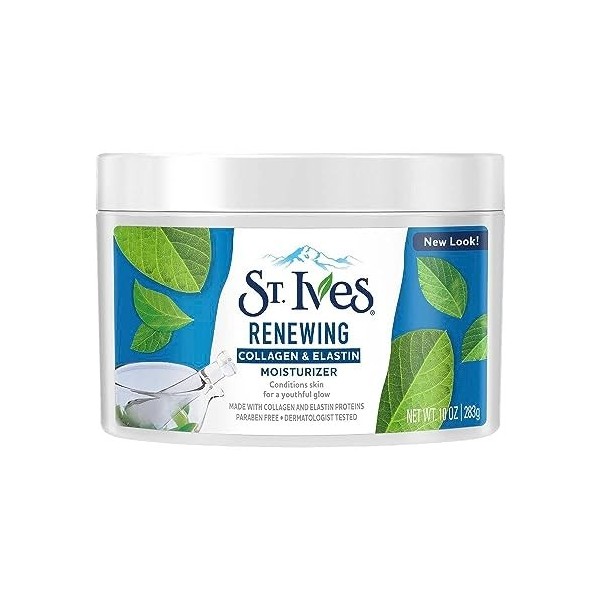 St Ives Hydratant pour le visage au collagène intemporel pour la peau 10 oz