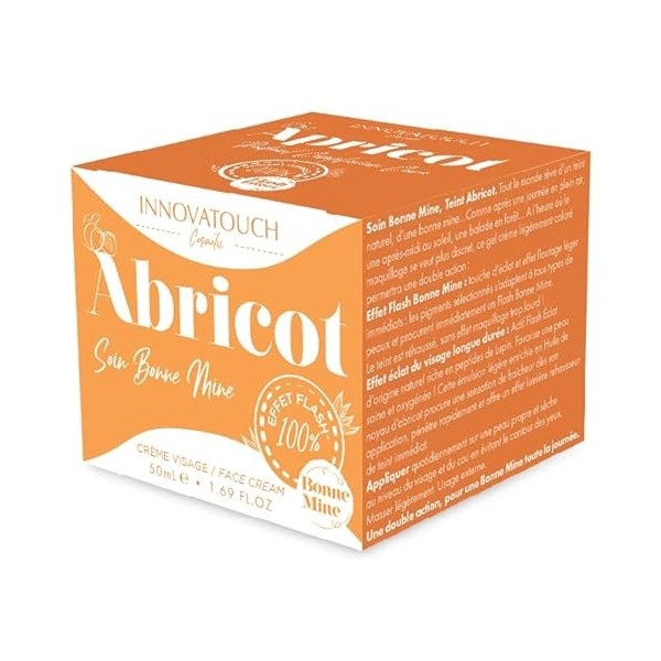 Soin Bonne Mine Crème Visage Abricot 50ml Innovatouch Cosmetic