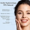 Sérum au acide hyaluronique 99% naturel ● Adapté au dermaroller ● Soin du visage anti-âge & anti-rides ● Hautement dosé ● Vég