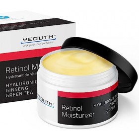 YEOUTH Retinol Creme Hydratante Visage avec Acide Hyaluronique, Anti Rides Hydratante Visage pour femme/homme, Anti-âge soin 