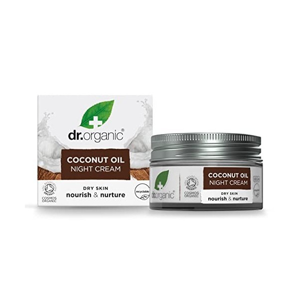 Dr organic Crème de Nuit Coco 50 ml