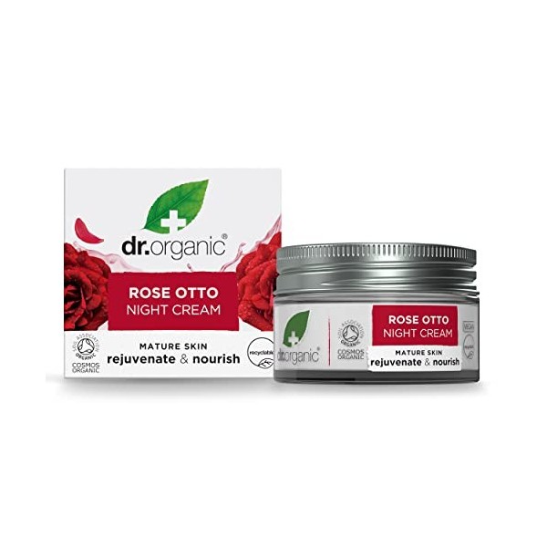 Dr. Organic Crème de Nuit à la Rose Bio 50 ml