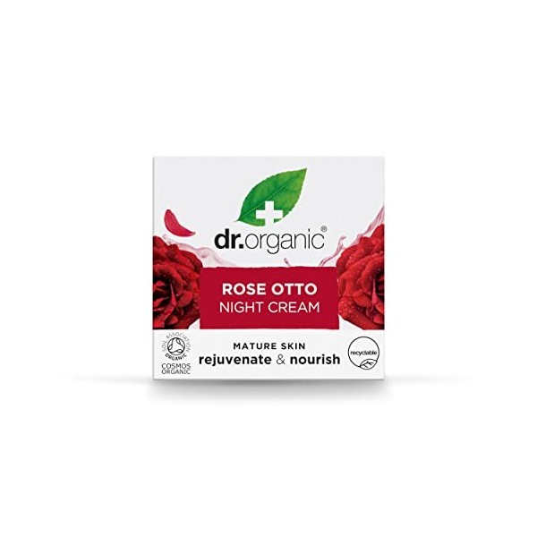 Dr. Organic Crème de Nuit à la Rose Bio 50 ml