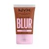 NYX Professional Makeup Fond de Teint Effet Flouté Bare With Me Blur, Couvrance Moyenne, Fini Mat Naturel, Niacinamide, Match...