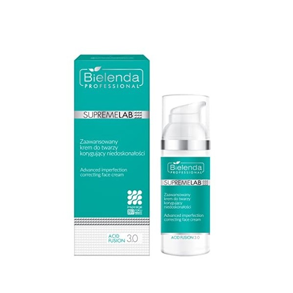 Bielenda Professional Supremelab Acid Fusion 3.0 Crème Visage Avancée Pour Corriger Les Imperfections 50 ml