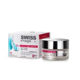 SWISS IMAGE ANTI-AGE 46+ - Crème de Jour Raffermissante - Ingrédients Naturels et Efficaces - Sans Parabens, Huile Minérale e