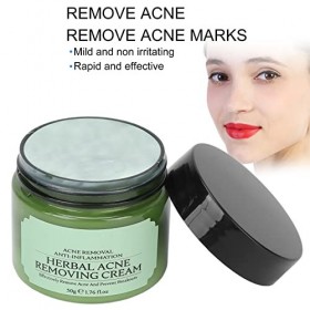 Crème Dacné pour le Visage, Crème Hydratante, Hydratant pour le Visage, Extraits Darbre à Thé, Huile de Contrôle des Marque