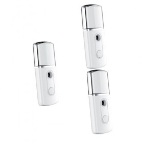 FRCOLOR 3 Pièces Pulvérisateur Électrique Nano Pulvérisateur À Brume Facial Portable Nano Facial Pulvérisateur À Main Pulvéri