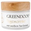 COSMÉTIQUE 100% NATUREL - Greendoor - Crème de jour VISAGE au THÉ BLANC - garanti sans ajout de graisse animale - pot de 50 m