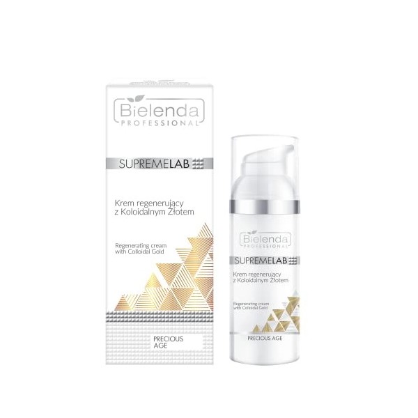 Bielenda Professional Supremelab Crème Régénérante à lOr Colloïdal 50 ml