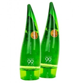 Holika Holika Paquet de 2 x Aloe Vera 99% Soothing Gel 250 ml