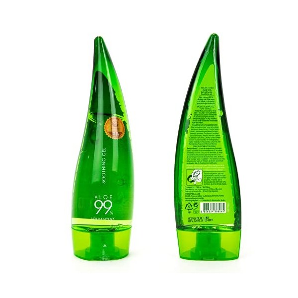 Holika Holika Paquet de 2 x Aloe Vera 99% Soothing Gel 250 ml