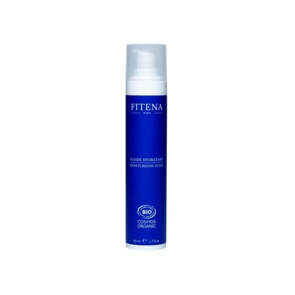 Fitena - Fluide Hydratant pour le Visage - Crème Hydratante - Ingrédients dOrigine Naturelle - 50ml - pour une Peau Eclatant