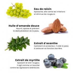 Fitena - Fluide Hydratant pour le Visage - Crème Hydratante - Ingrédients dOrigine Naturelle - 50ml - pour une Peau Eclatant