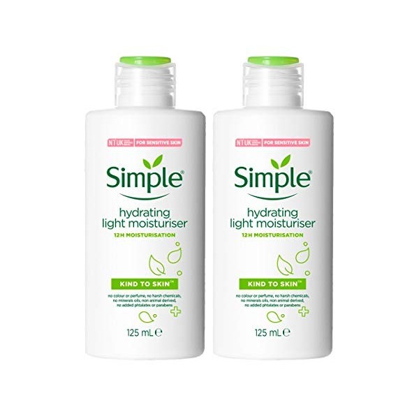 Simple Kind to Skin Hydratant Léger Hydratant 12h - Lot de 2