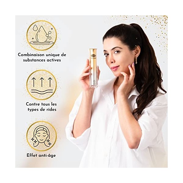 Delor Gold Hyaluron Serum 50 ml - Sérum anti-âge - Sérum hydratant - Acide hyaluronique lissant & raffermissant