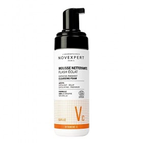 Novexpert Vitamine C Flash Éclat Mousse Nettoyante Bio 150 ml