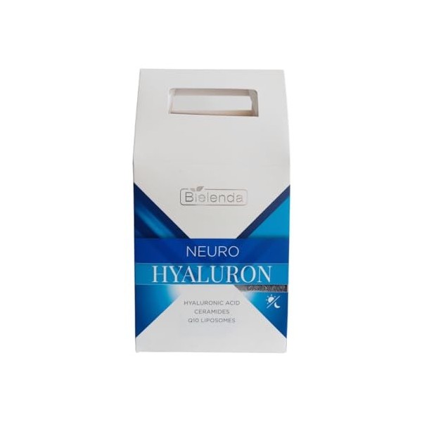 Bielenda NEURO HIALURON coffret cadeau de soins du visage avec crème hydratante concentrée 50 ml et sérum à lacide hyaluroni
