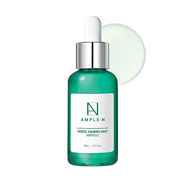 CORÉANA AMPLE:N Ampoule Centel Calming Shot - Sérum apaisant pour le visage à la Centella Asiatica pour calmer les peaux irri