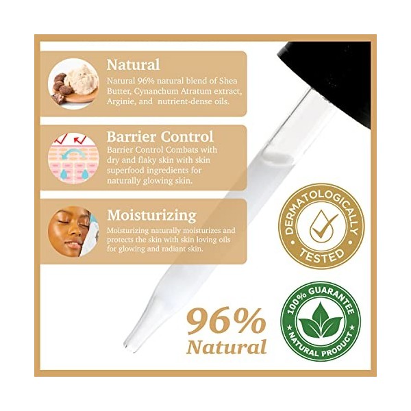 Purifect Moisturizing & Healing Shea Butter Facial Serum, Moisturizing Combats Dry Skin 30ml