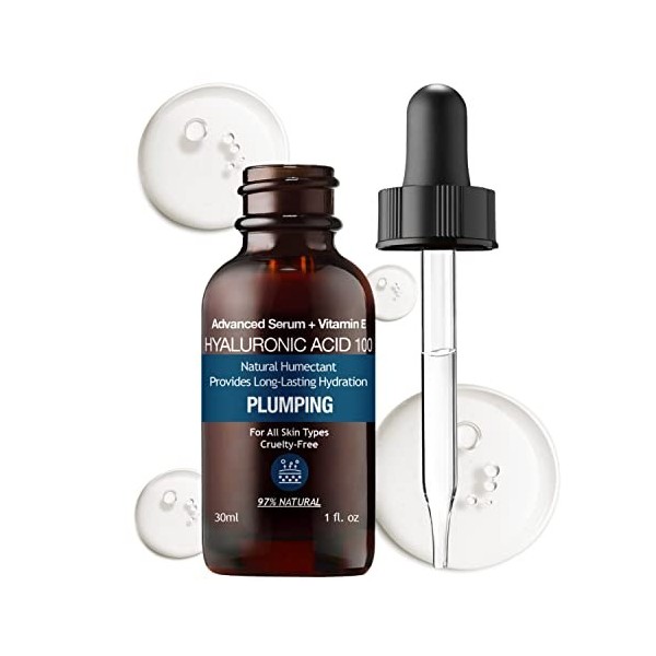 Purifect Plumping Hyaluronic Acid 100 Facial Serum, Nourishes and Moisturizes Skin 30ml