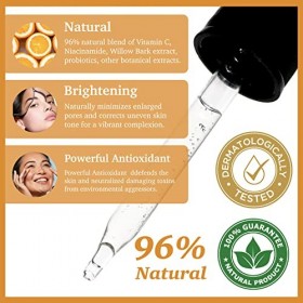 Purifect Brightening Vitamin C ad Vitamin E Facial Serum, Softens and Brightens Improving Uneven Skin Tone, 30ml