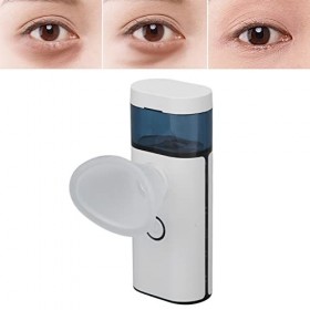 Pulvérisateur pour les yeux à la vapeur pour le visage Mini nébuliseur pour les yeux pour le visage Blanc Massage rechargeabl