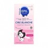 EPILminute - 20 BANDES VISAGE CIRE BLANCHE - Épilation douceur, application confort - 93% dingrédients naturels