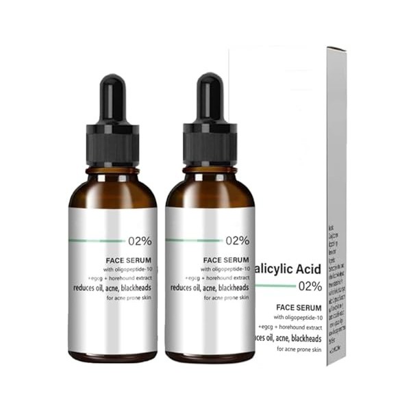 Sérum facial anti-âge avancé stimulant le collagène pendant 30 jours Cible le visage pour atténuer lapparence des ridules. L