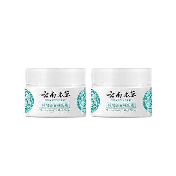 Crème blanchissante et anti-taches de rousseur à base de plantes du Yunnan, crème mélasma japonaise, crème blanchissante pour