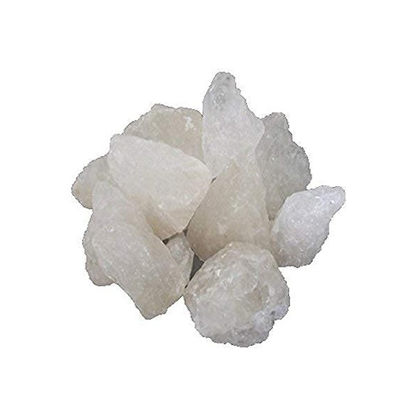 Green Velly Indian Organic Nature Alum Stone Fitkari 200 gm|Crystal White Stone| White Phitkari Stone Crystal