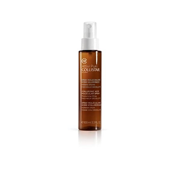 Collistar spray moléculaire acide hyaluronique hydratant liftant visage-cou-décolleté 100ml