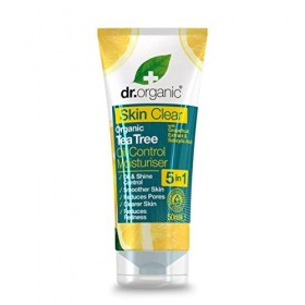 Dr. Organic Soin Hydratant à lHuile de Tea Tree Bio Skin Clear 50 ml