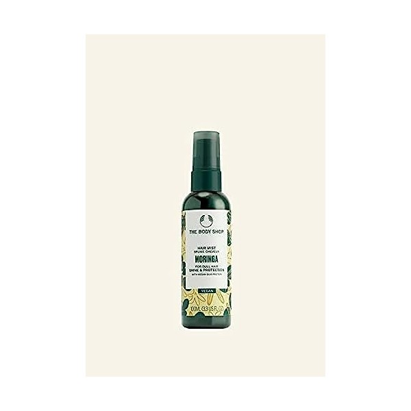 THE BODY SHOP Brume capillaire Moringa Shine & Protection pour cheveux ternes, avec protéines de soie végétaliennes