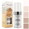 TLM Fond De Teint Couvrant, Flawless Colour Changing Fondation Liquide, Base de Maquillage Correcteur de Couverture Liquide V