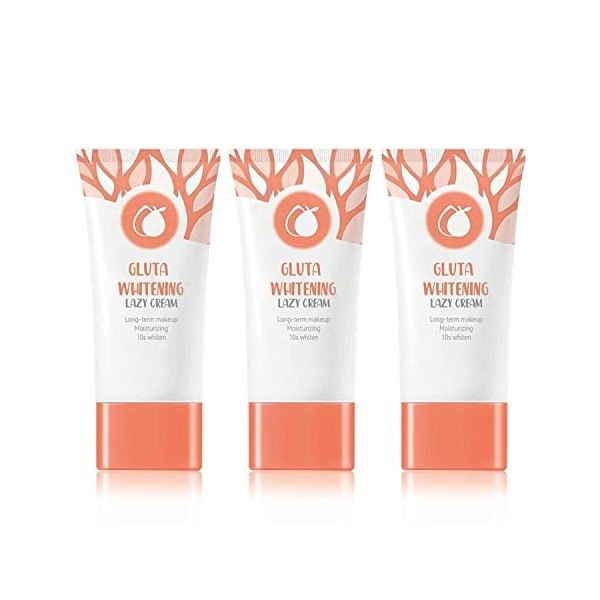 Orange Exfoliating Whitening Gel, Orange Exfoliating Gel Face Whitening, Gluta Whitening Lazy Cream Korean, Gluta Whitening C