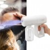 Nano Pistolet Pulvérisateur 380 ML Pulvérisateur Hydratant pour Cheveux Portable Pulvérisateur à Vapeur de Coiffure Rechargea