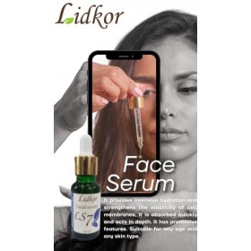 LIDKOR LS 7 Sérum Hydratant Intensif 20 ml - Soin Anti-Rides - Hydratante Visage - Lissant & Anti-Âge – Serum Enrichi à la Vi