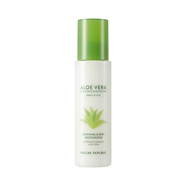 Nature Republic Soothing & Moisture Aloe Vera 80% Emulsion, 160 Gram