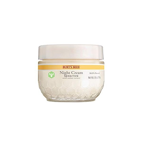 Burts Bees Crème de Nuit pour Peaux Sensibles 51 g