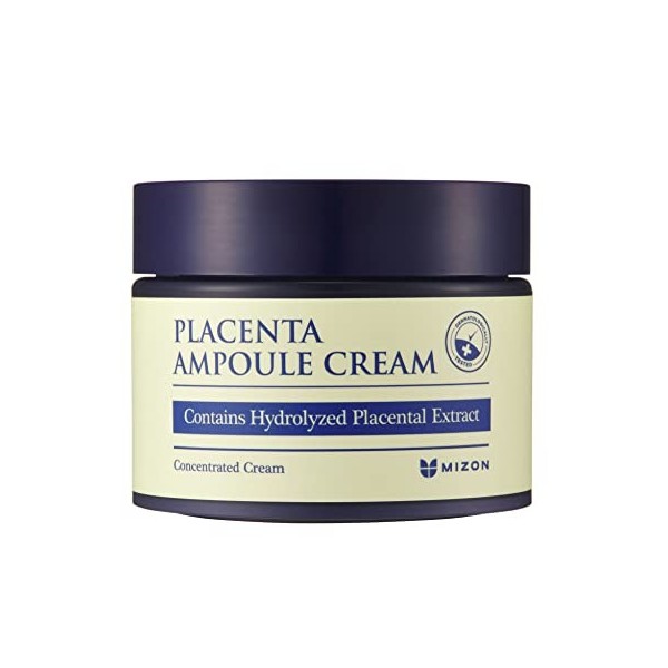 [Mizon] Crème Placentaire 50 ml Korean Skincare - Placenta hautement concentré sans parabènes - Renouvellement, Revitalisat