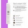 Nuvo Creme Visage H24 avec 60% BAVE D ESCARGOT, Acide Hyaluronique, Collagene, Marin Aloe, Vitamine C - E, Cellules de Kiwi,