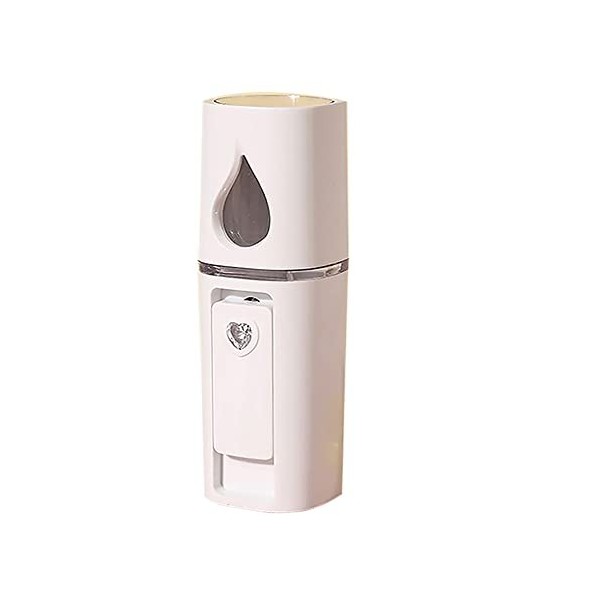 Nano Spray de brume faciale - 30 ml - Avec design miroir sur le dessus - Rechargeable par USB - Machine de soins de la peau d