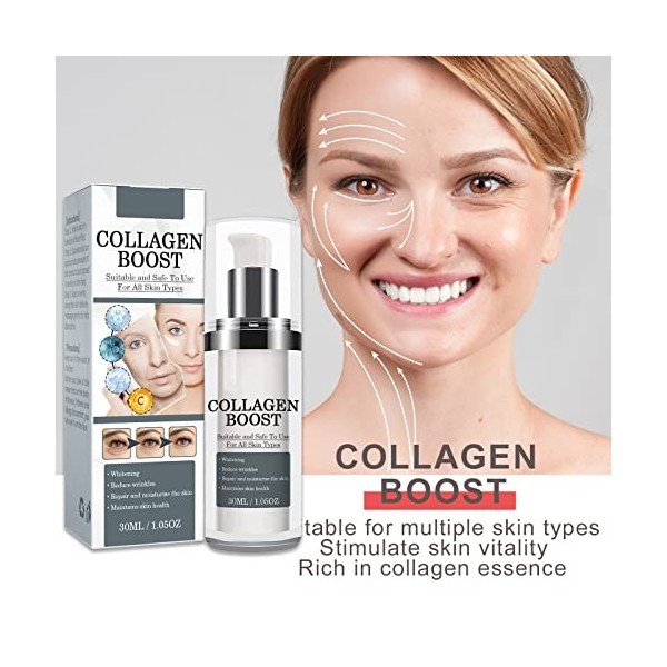 Collagen Boost Anti-Aging Serum, Collagen Boost Serum, Collagen Boost Cream Moisturizing Serum Collagen Cream, Collagen Boost